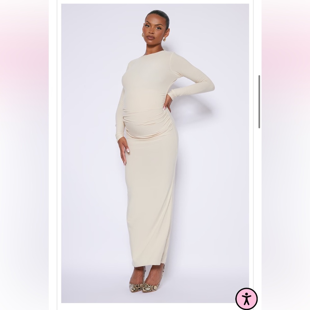 Pretty little thing maternity dress